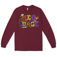 Burgundy Mardi Gras Med Surge Long Sleeve Tee - HowdyJamesFarm