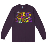 Plum Mardi Gras Med Surge Long Sleeve Tee - HowdyJamesFarm