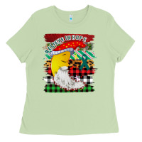 Matcha Christmas Brushstrokes Moon Ladies Tee - Bettercallsaul
