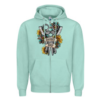 Seafoam barber shop Zipper Hoodie - SublimationCraftShop