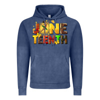 Vintage Denim juneteen black girl Vintage Hoodie - CowGirlArtShop