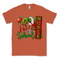 Copper Christmas Character Nurse Classic Tee - NancyCooperArtShop