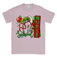 Lilac Christmas Character Nurse Classic Tee - NancyCooperArtShop