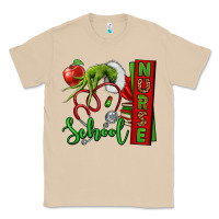 Mushroom Christmas Character Nurse Classic Tee - NancyCooperArtShop