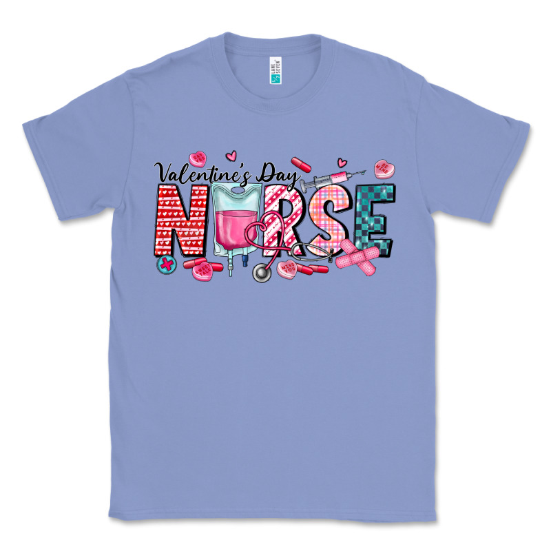 Nurse Valentine Classic Tee by CowhideDigitalArt | Teevron