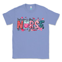 Colony Blue Nurse Valentine Classic Tee - CowhideDigitalArt