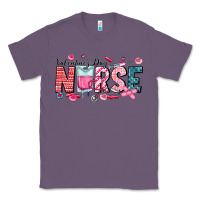 Lavender Nurse Valentine Classic Tee - CowhideDigitalArt