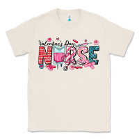 Natural Nurse Valentine Classic Tee - CowhideDigitalArt