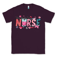 Plum Nurse Valentine Classic Tee - CowhideDigitalArt