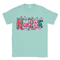Seafoam Nurse Valentine Classic Tee - CowhideDigitalArt
