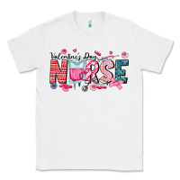 White Nurse Valentine Classic Tee - CowhideDigitalArt