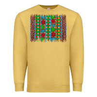 Antique Gold autism awareness leopard puzzle brush stroke Premium Sweatshirt - Artiststas