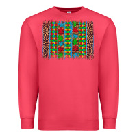 Cardinal autism awareness leopard puzzle brush stroke Premium Sweatshirt - Artiststas
