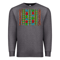 Charcoal Heather autism awareness leopard puzzle brush stroke Premium Sweatshirt - Artiststas