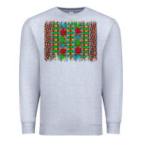 Heather Grey autism awareness leopard puzzle brush stroke Premium Sweatshirt - Artiststas