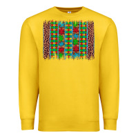 Lemon autism awareness leopard puzzle brush stroke Premium Sweatshirt - Artiststas