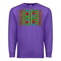 Purple autism awareness leopard puzzle brush stroke Premium Sweatshirt - Artiststas
