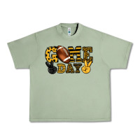 Oil Green Game day yellow and black team color Urban Heavy Tee - HowdyJamesFarm