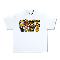 White Game day yellow and black team color Urban Heavy Tee - HowdyJamesFarm