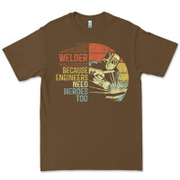 Cacao Mens Welder Because Engineers Need Heroes Too Gifts Funny Welding Premium Tee - minhPixels