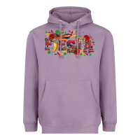 Lavender fieasta with sombrero rose and pepper Heavyweight Hoodie - Artiststas