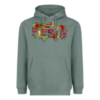 Sage fieasta with sombrero rose and pepper Heavyweight Hoodie - Artiststas