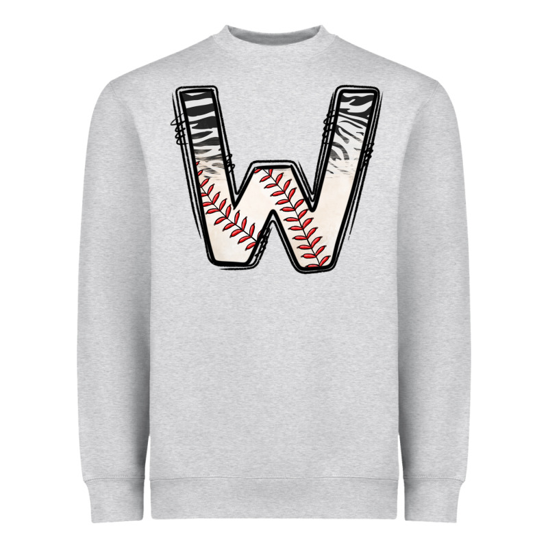 Baseball Alphabet Heavyweight Sweatshirt by CowhideDigitalArt | Teevron