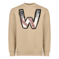 Mushroom Baseball Alphabet Heavyweight Sweatshirt - CowhideDigitalArt