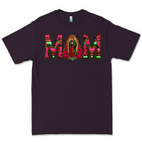 Plum Mom with Floral Aztec and Leopard Background Premium Tee - Bettercallsaul