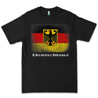 Black Germany German Flag Deutschland Souvenir Gift Alemania Premium Tee - minhPixels
