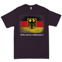 Plum Germany German Flag Deutschland Souvenir Gift Alemania Premium Tee - minhPixels