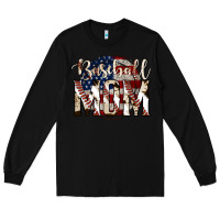 Black baseball mom Long Sleeve Tee - Jasminsmagicworld