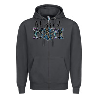 Smoke blessed mom Zipper Hoodie - SublimationCraftShop