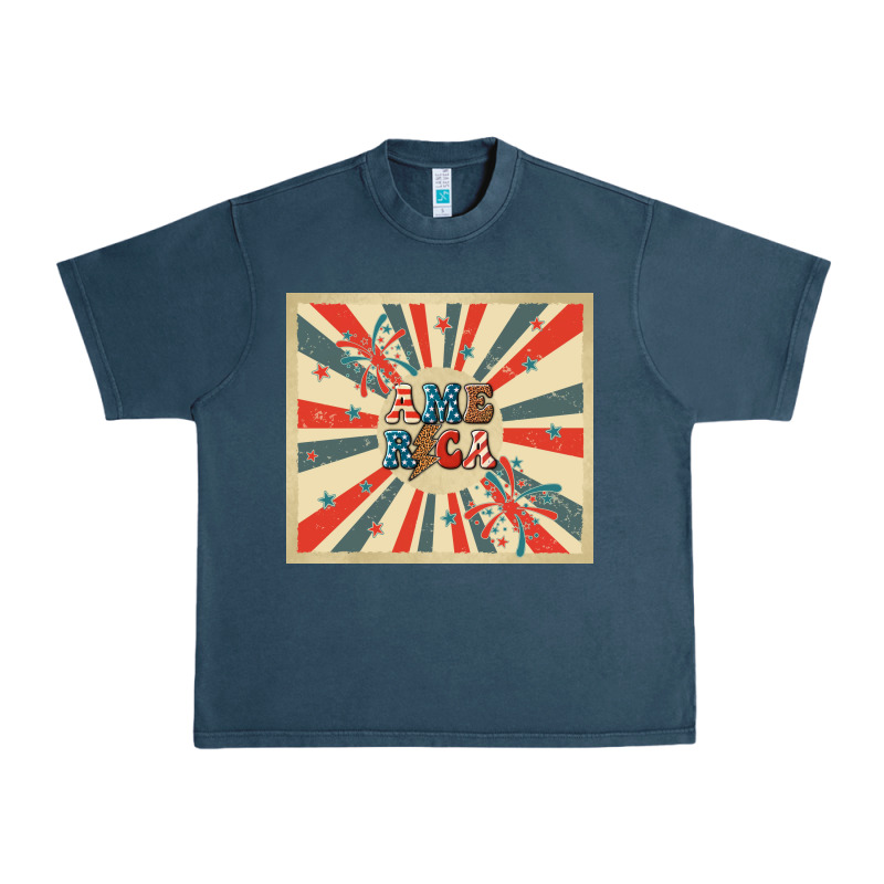 Retro America Urban Heavy Tee by TumblerDesignByShophia | Teevron