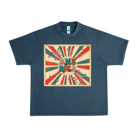 Midnight Navy retro america Urban Heavy Tee - TumblerDesignByShophia