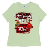 Matcha Christmas With My Tribe Ladies Tee - Bettercallsaul
