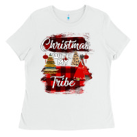 White Christmas With My Tribe Ladies Tee - Bettercallsaul