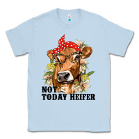 Dusty Blue Cute Heifer Classic Tee - texasbilliewilder