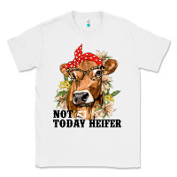 White Cute Heifer Classic Tee - texasbilliewilder