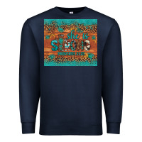 Navy she is strong gemstone sunflower leopard Premium Sweatshirt - Artiststas