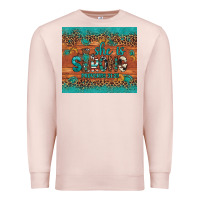 Pale Pink she is strong gemstone sunflower leopard Premium Sweatshirt - Artiststas