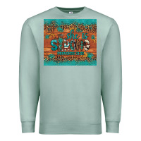Seafoam she is strong gemstone sunflower leopard Premium Sweatshirt - Artiststas