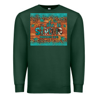 Sports Green she is strong gemstone sunflower leopard Premium Sweatshirt - Artiststas