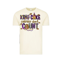 King Cake Calories Don't Count Vintage Tee | Teevron