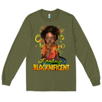 Army Green Feeling blacknificent Long Sleeve Tee - HowdyJamesFarm