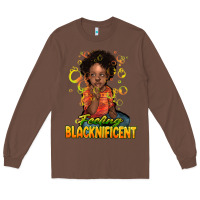 Chestnut Feeling blacknificent Long Sleeve Tee - HowdyJamesFarm