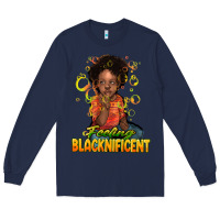 Navy Feeling blacknificent Long Sleeve Tee - HowdyJamesFarm