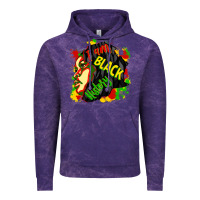Cloud Purple i am black history Vintage Hoodie - CowGirlArtShop