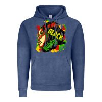 Vintage Denim i am black history Vintage Hoodie - CowGirlArtShop