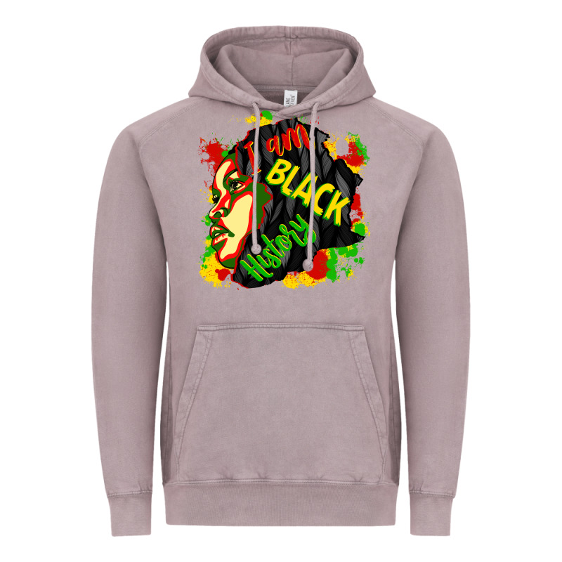 I Am Black History Vintage Hoodie by CowGirlArtShop | Teevron